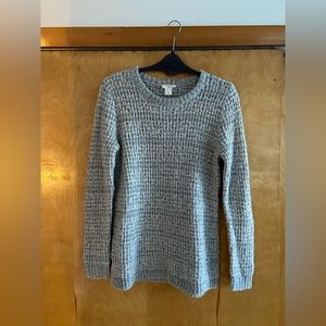 Women's Fuzzy Grey Loft Sweater Size Medium